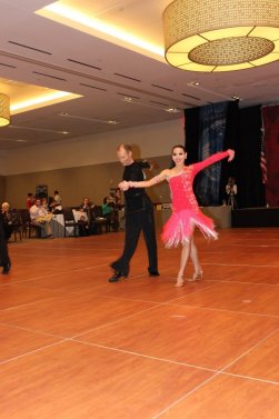 Couple Latin Dancing