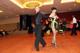 Ballroom Dancers in competition